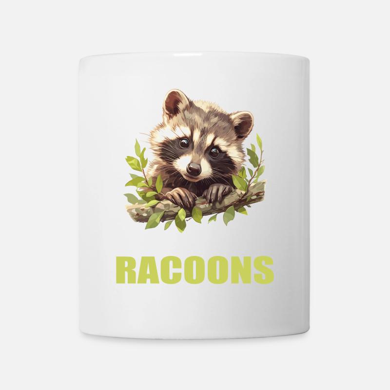 Ratons laveurs Raton laveur - Mug blanc - blanc