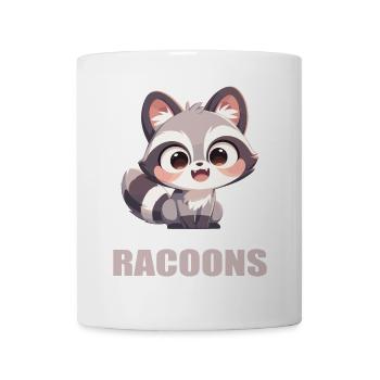 Waschbären Waschbär - Tasse - Weiß - Vorne