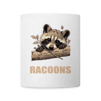 Waschbären Waschbär - Tasse - Weiß - Vorne