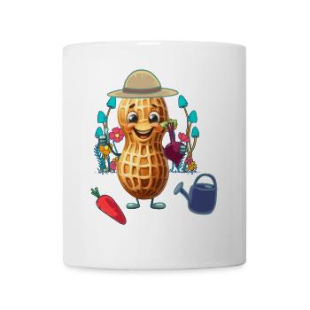 Peanut Gardener Gardening Gardening Vegetables - Mug - white - Front
