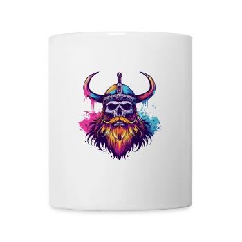 Wikinger Odin Totenkopf - Tasse - Weiß - Vorne