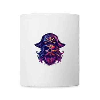Pirate Skull Captain - Mug - white - Front