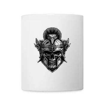 Spartaner Skull Gladiator Wappen - Tasse - Weiß - Vorne