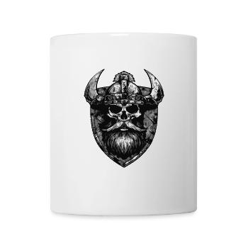 Wikinger Skull Wappen - Tasse - Weiß - Vorne