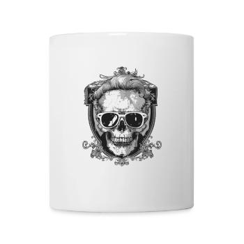 Punker Skull Party Crest - Mug - white - Front