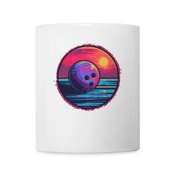 Bowling Retrowave - Tasse - Weiß - Vorne