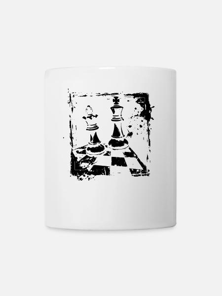 Schach - Tasse - Weiß