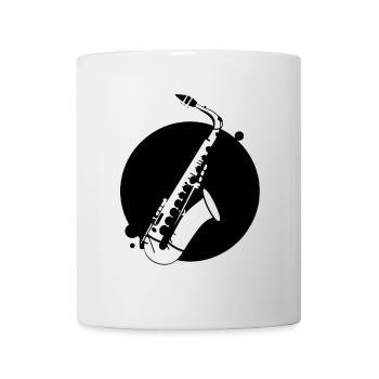 Saxophone - Mug - white - Front