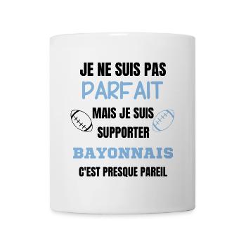 Supporter Bayonnais Rugby - Mug blanc - blanc - Devant