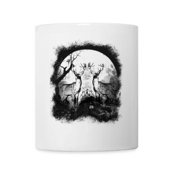 Cerf Suède Finlande Norvège Nature - Mug blanc - blanc - Devant
