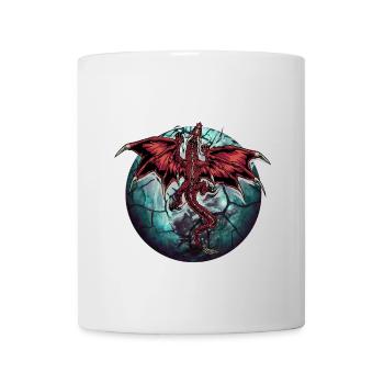 Dragon Dragon Planet Planet - Mug - white - Front