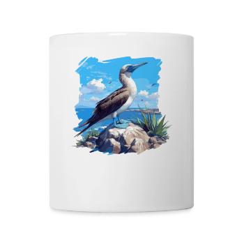 Blue-footed booby - Mug - white - Front