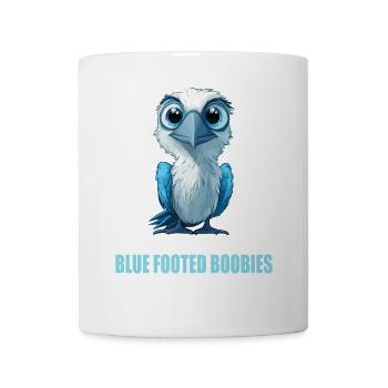 Blue-footed booby - Mug - white - Front