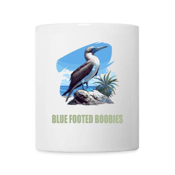 Blue-footed booby - Mug - white - Front