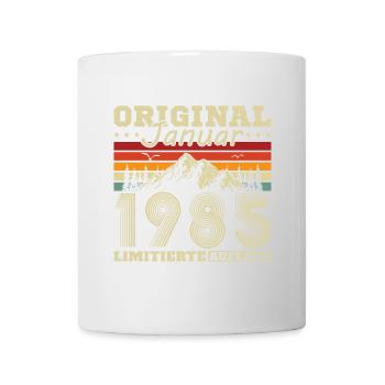 40 ans Né en janvier 1985 - Mug blanc - blanc - Devant