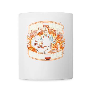 Papa ist mein Name Grillen ist mein Spiel - Tasse - Weiß - Vorne