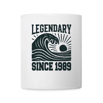 Legendary since 1989 Birthday Wave - Mug - white - Front