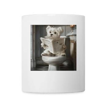 Maltesisch - Tasse - Weiß - Vorne