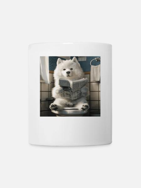 Samojede - Tasse - Weiß