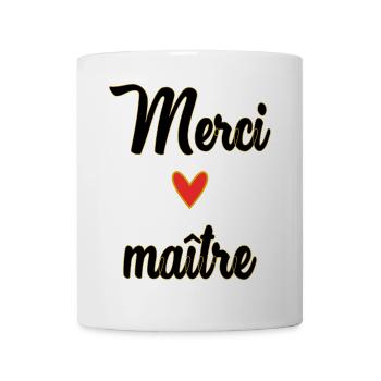 MEISTER. MEISTER. VIELEN DANK. DANKE, MEISTER. MEISTER - Tasse - Weiß - Vorne