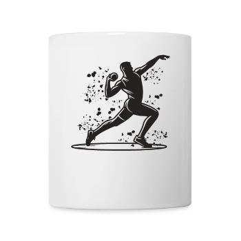 Lanceur de poids Colorsplash Lancer de poids - Mug blanc - blanc - Devant