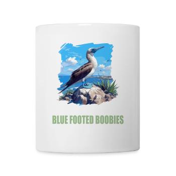 Blue-footed booby - Mug - white - Front