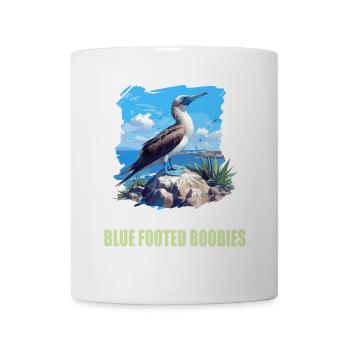 Blue-footed booby - Mug - white - Front