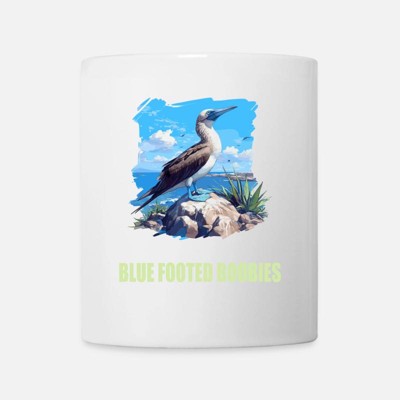 Blaufußtölpel - Tasse - Weiß