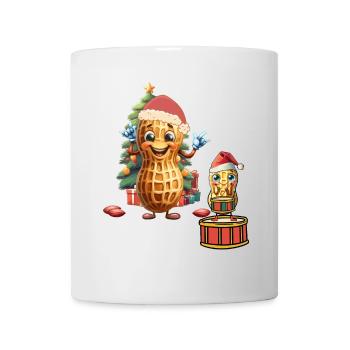 Cacahuète Noël Noël Père Noël - Mug blanc - blanc - Devant