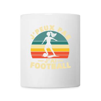 I Can't I Have Football Humor Gift - Mug - white - Front