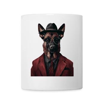 Belgischer Malinois - Tasse - Weiß - Vorne