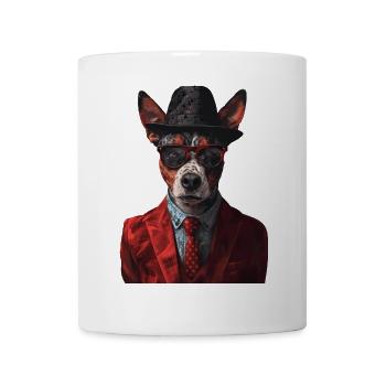 Australischer Treibhund - Tasse - Weiß - Vorne