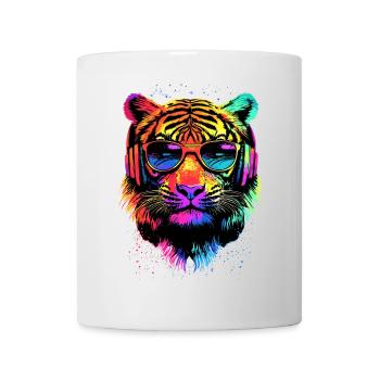 Tiger Big Cat Wilderness Tiger Cats Cute Tiger - Mug - white - Front