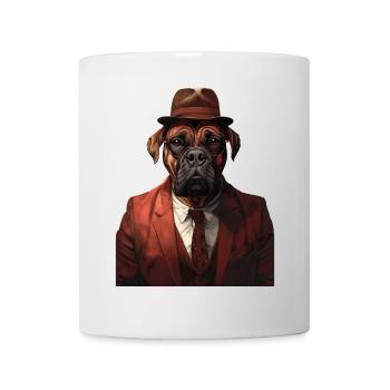 Bullmastiff - Tasse - Weiß - Vorne
