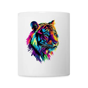 Tiger Big Cat Wilderness Tiger Cats Cute Tiger - Mug - white - Front