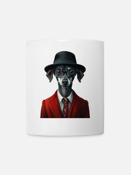 Italienischer Windspielhund - Tasse - Weiß