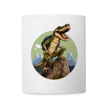 Randonnée crocodile / Alpinisme Crocodiles - Mug blanc - blanc - Devant