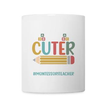 Montessori teacher I'm the reason why someone - Mug - white - Front