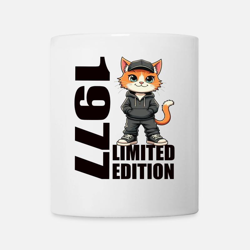 Limited Edition 1977 Geburtstag 1977 Geboren - Tasse - Weiß