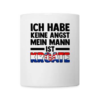 Kroaten Kroate Kroatin Hrvatska Kroatien - Tasse - Weiß - Vorne