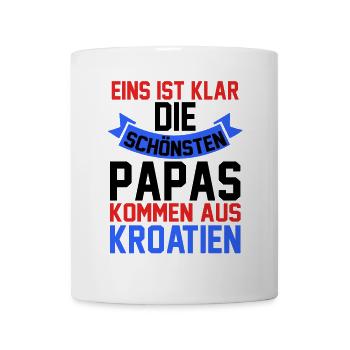 Croats Dad Father Father's Day Hrvatska Croatia - Mug - white - Front