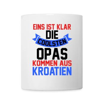 Croats, Croats, Grandpa, Grandpa, Hrvatska, Croatia - Mug - white - Front