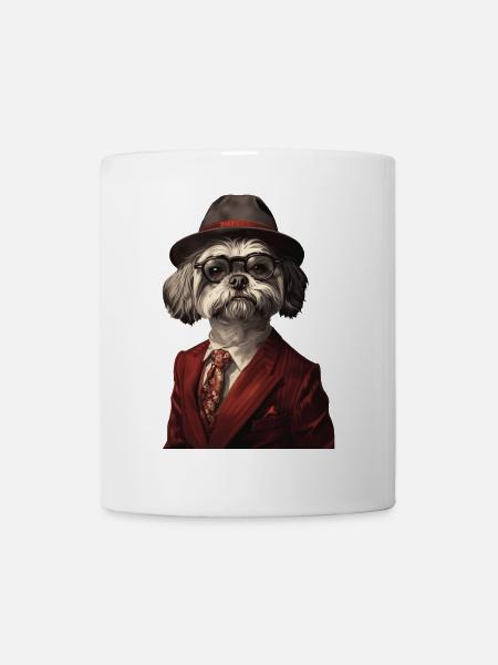 Lhasa Apso - Tasse - Weiß