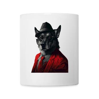 Norwegischer Elchhund - Tasse - Weiß - Vorne