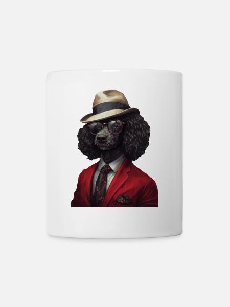 Pudel - Tasse - Weiß