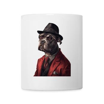 Staffordshire Bullterrier - Tasse - Weiß - Vorne