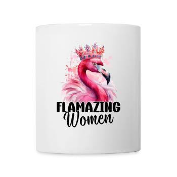Flamazing Femmes Flamingo Fille - Mug blanc - blanc - Devant