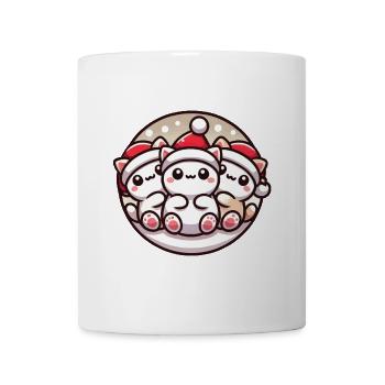 Cute Cats Christmas Joy - Mug - white - Front