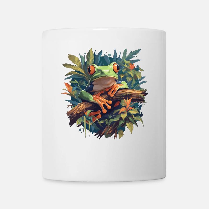 Frosch Frösche - Tasse - Weiß