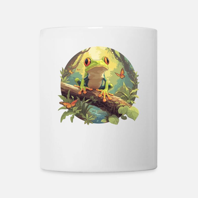 Frosch Frösche - Tasse - Weiß